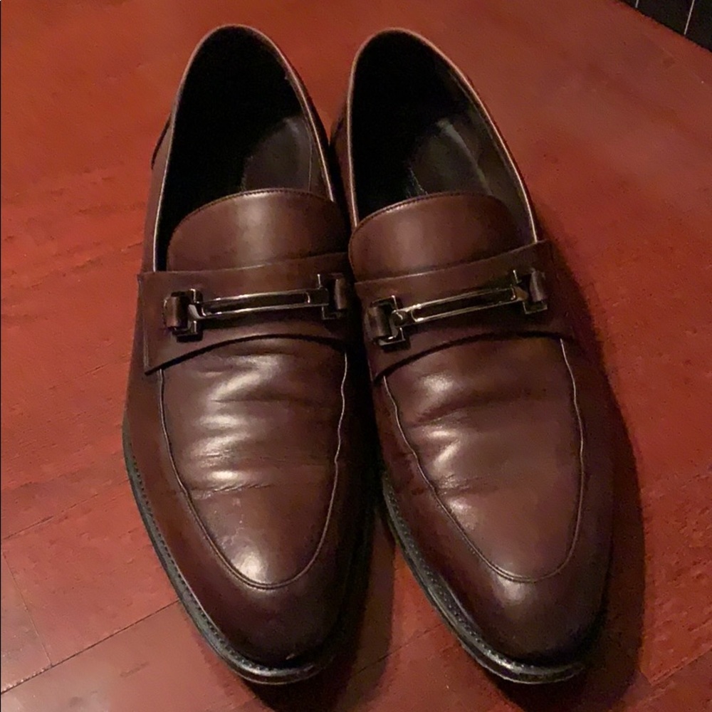 Ermenegildo Zena brown shoes with silver! Nice!